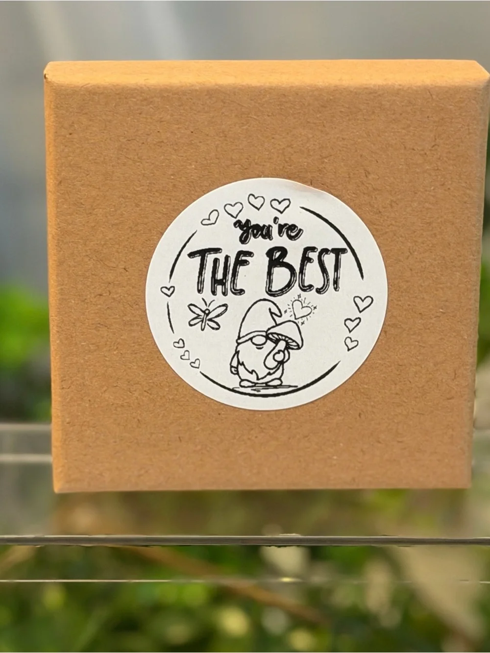 200 You’re the Best Gnome 2” Round Encouragement Stickers Labels Cute